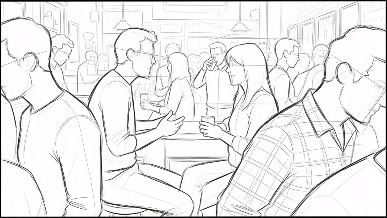 ROUGHS - storyboard frame 3 by Dakota Warren